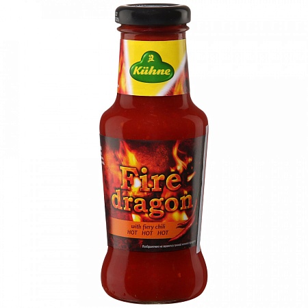 Соус KUHNE Fire Dragon томатный с острым перцем чили 250 