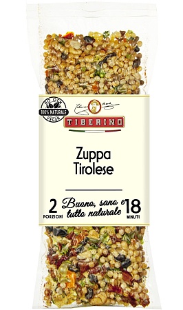Суп TIBERINO Тироло с овощами и паприкой 200г 