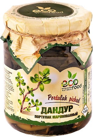 Дандур ECOFOOD Портулак маринованный 540г 