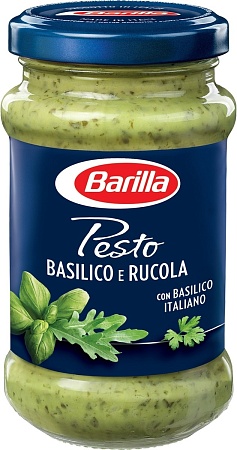 Соус BARILLA Pesto Basilico с базиликом и руколлой 190г 