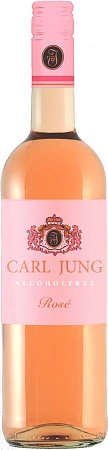 Вино CARL JUNG Rose розовое полусухое безалкогольное 750мл 