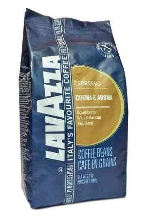Кофе LAVAZZA PRO &quot;Крема Арома Эспрессо&quot; (Арабика+Робуста) зерно 1000г 