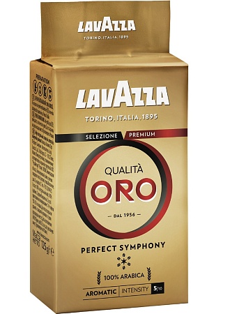 Кофе LAVAZZA Qualita Oro молотый 125г 