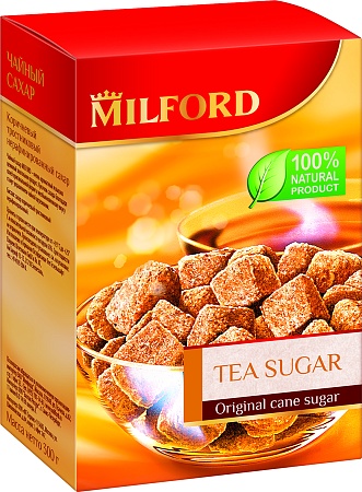 Сахар MILFORD Чайный коричневый тросниковый 300г 