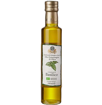 Масло CALVI оливковое Extra Virgin BASILICO с Базиликом 250мл 