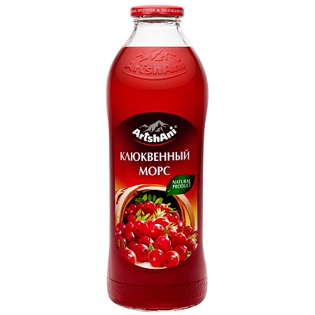 Морс ARTSHANI клюквенный 1л 